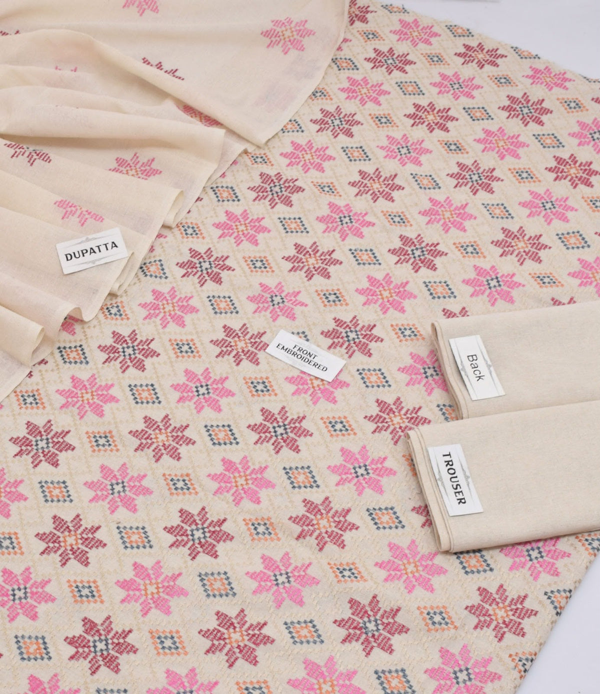 Breeze Brand Khadee Khaddar Embroidered 3-Piece Suit