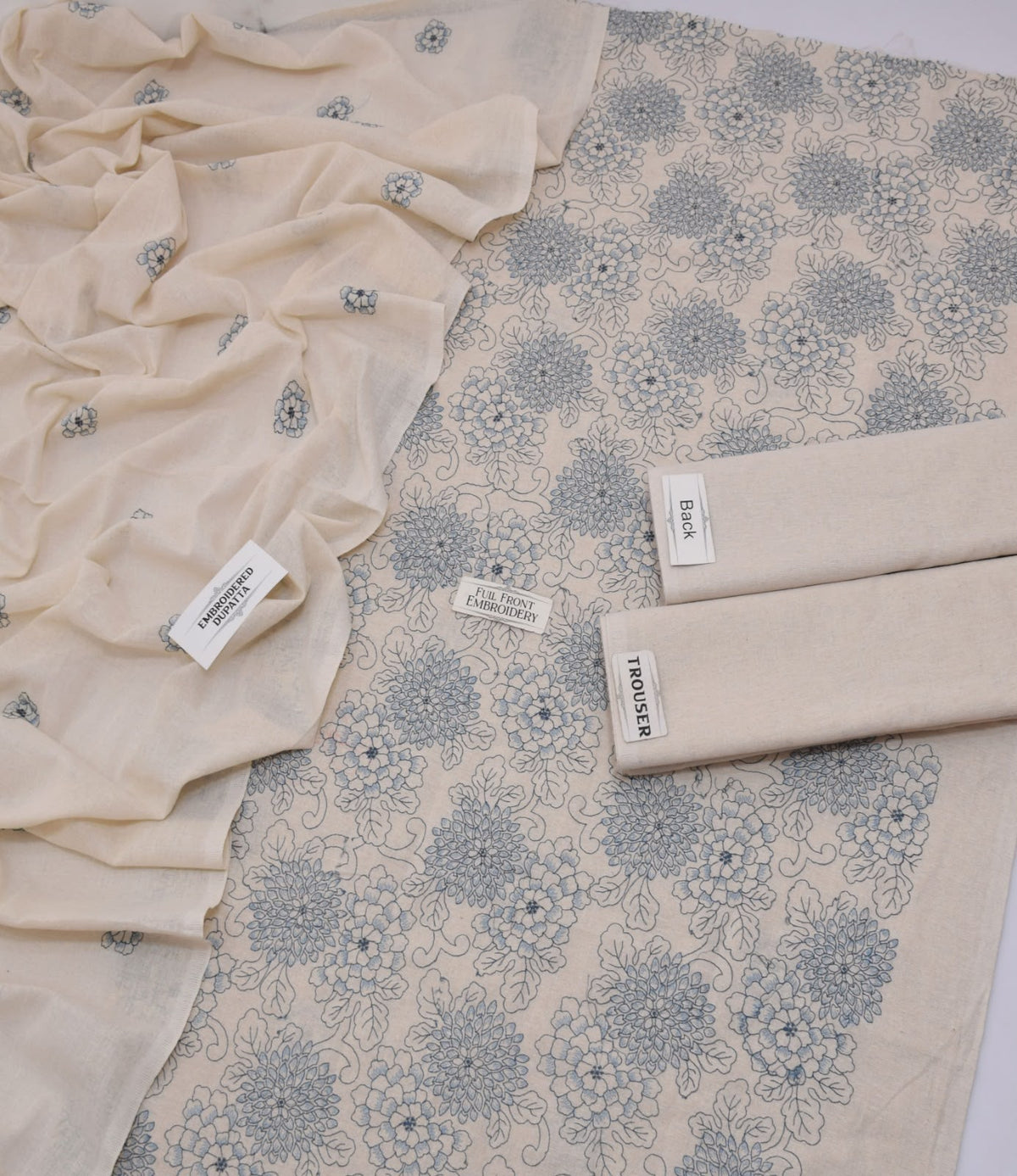 Breeze Brand Khadee Khaddar Embroidered 3-Piece Suit