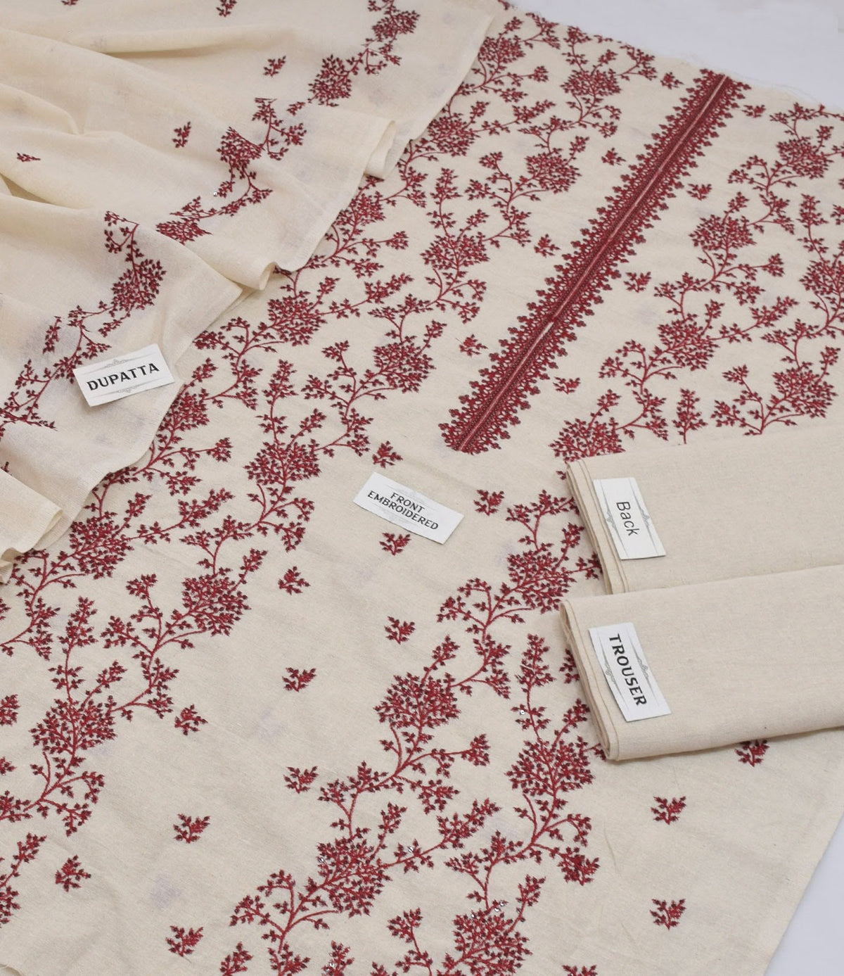 Breeze Brand Khadee Khaddar Embroidered 3-Piece Suit
