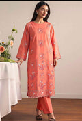 linen embroidered 2pc