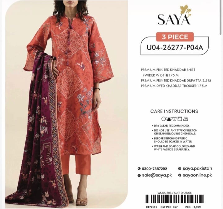saya khadder 3pc