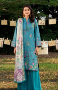 Linen printed 3pc with linen dupatta